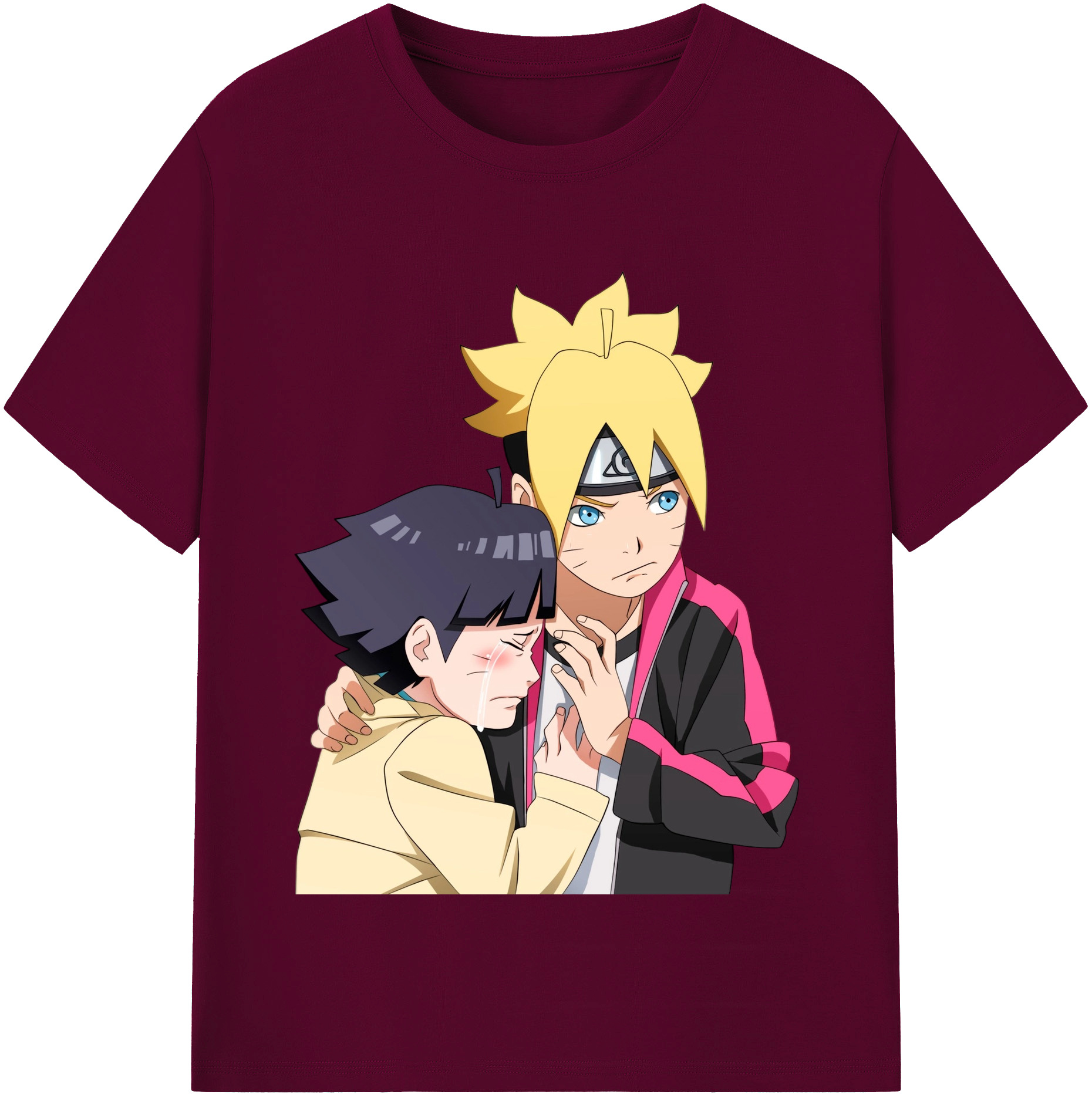 （画像用） NARUTO -ナルト- うずまき ボルト Uzumaki Boruto レディースカジュアルプリントTシャツ（綿100％）